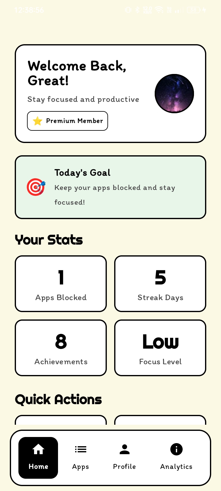 Focuzpass App Screenshot 2